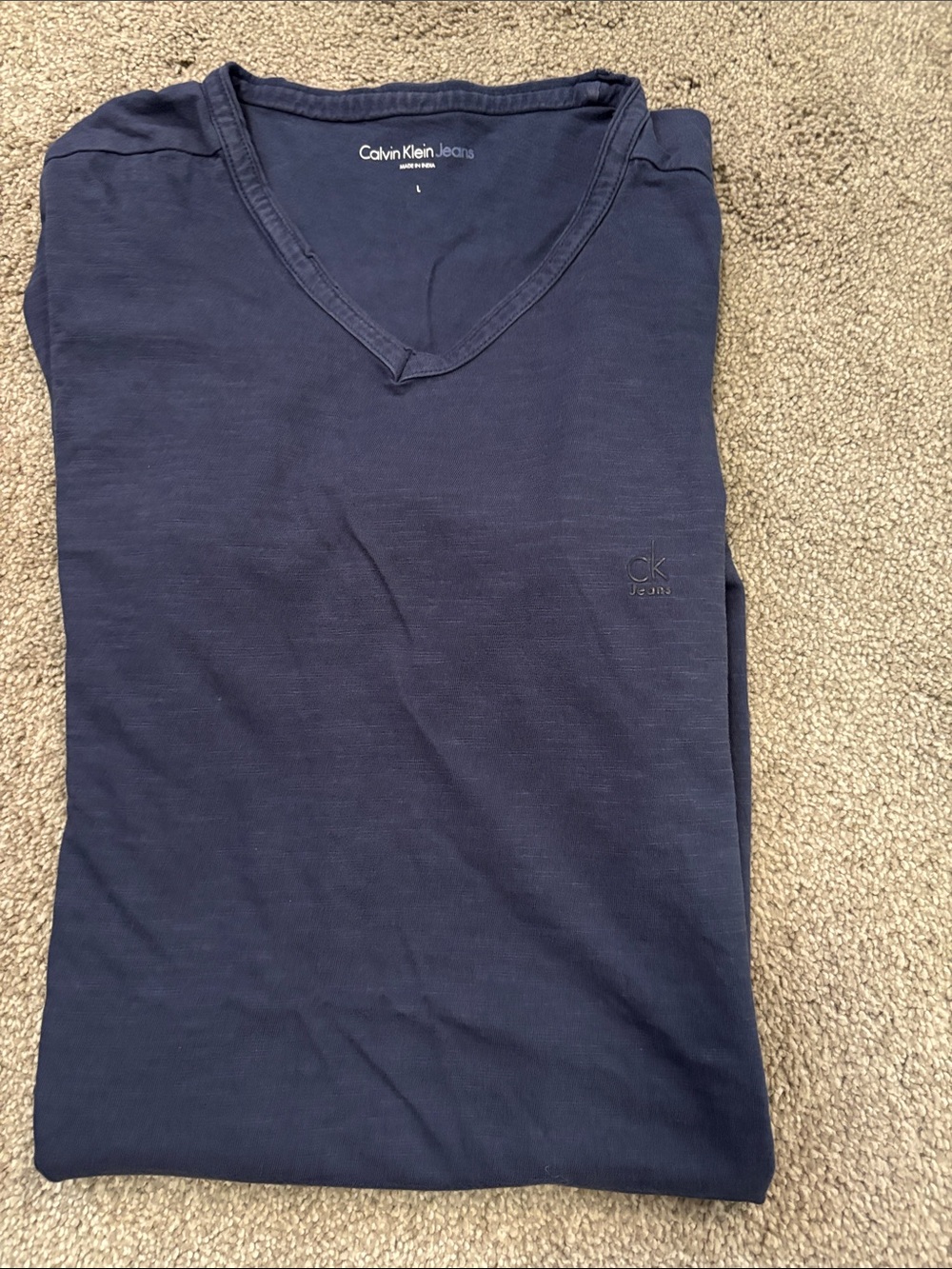Men's Calvin Klein V neck T shirt